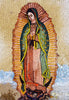 Arte em mosaico de mármore Nossa Senhora de Guadalupe