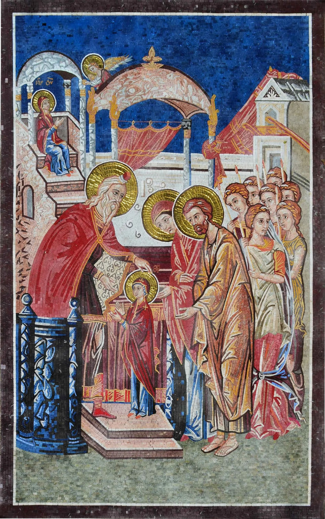 Presentation of Jesus Christ Religious Mosaic