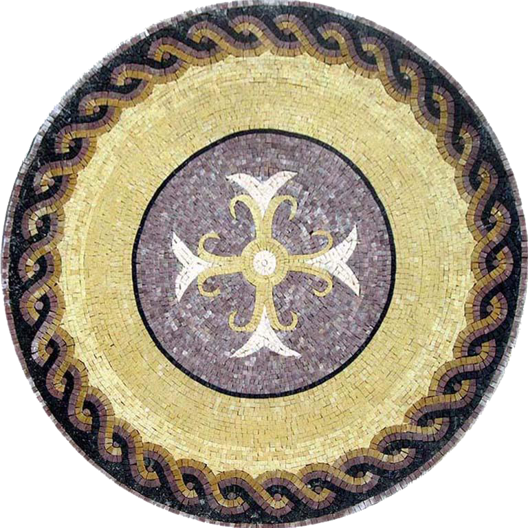 Religious Art Mosaic - Croce