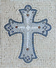 Mosaico religioso: a cruz cristã