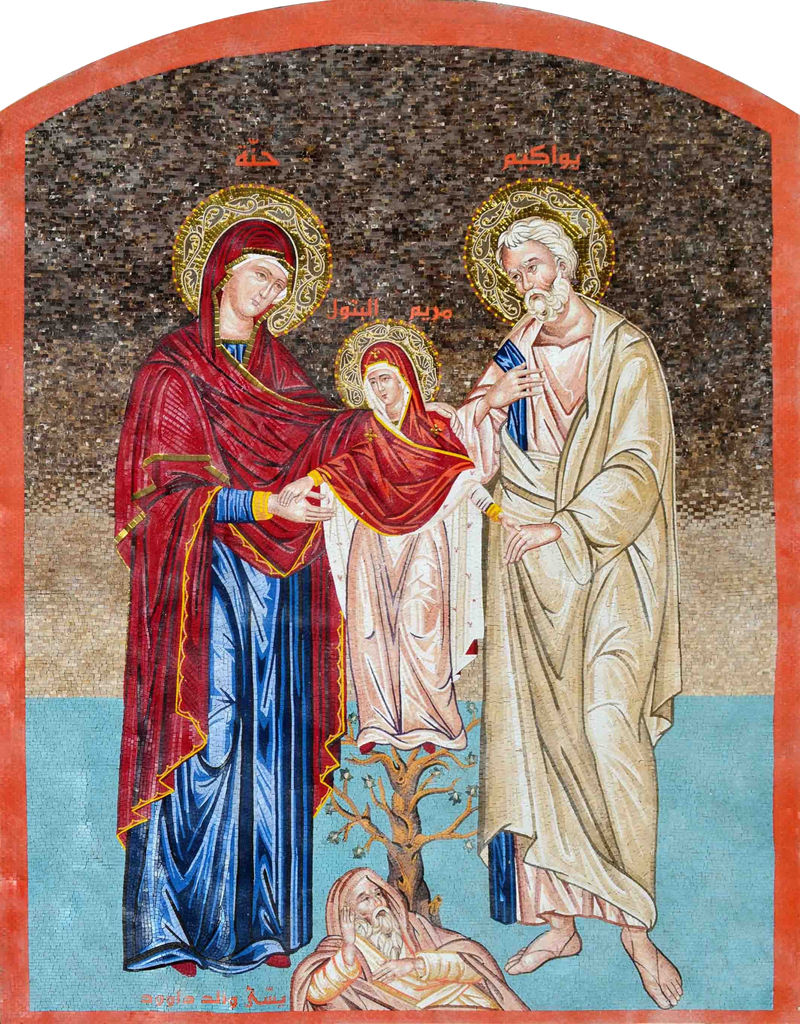 Mosaicos Religiosos - Familia de la Virgen María
