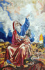 Icône de mosaïque Saint Elias ou Elie Christain