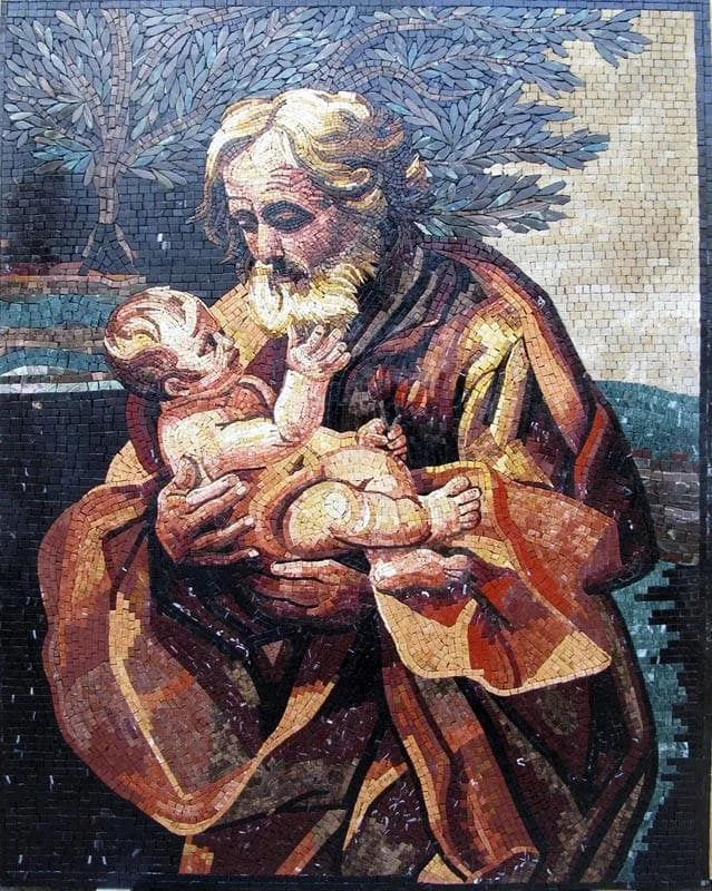 Saint Joseph - Mosaïques impressionnistes