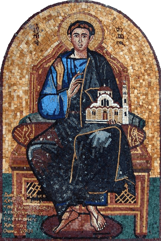 Saint Philip Stone Mosaic Icon