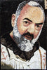 SaintPio of Pietrelcina Mosaic Art