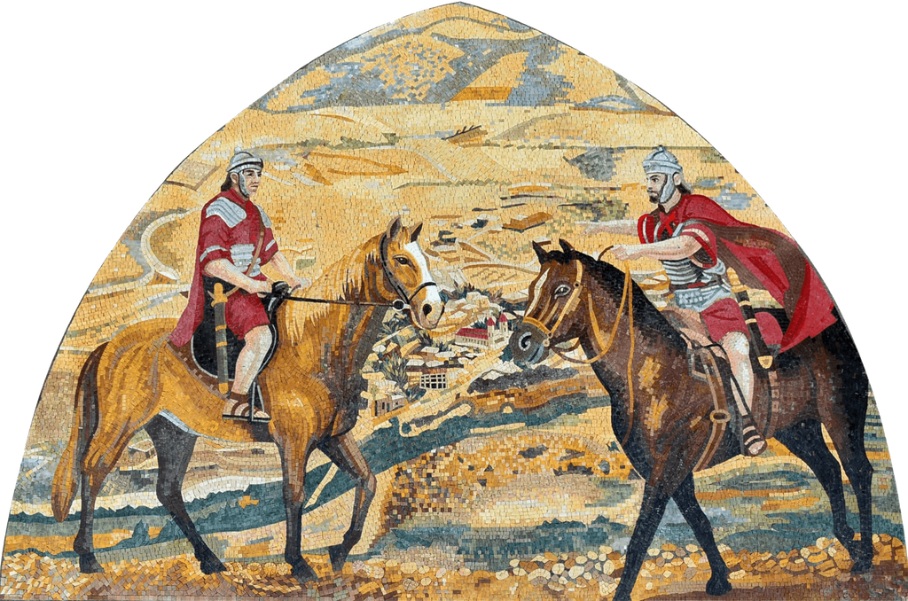 Mosaico de St Sarkis e St Bakhos
