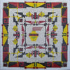 Diseño de alfombra de mosaico geométrico abstracto
