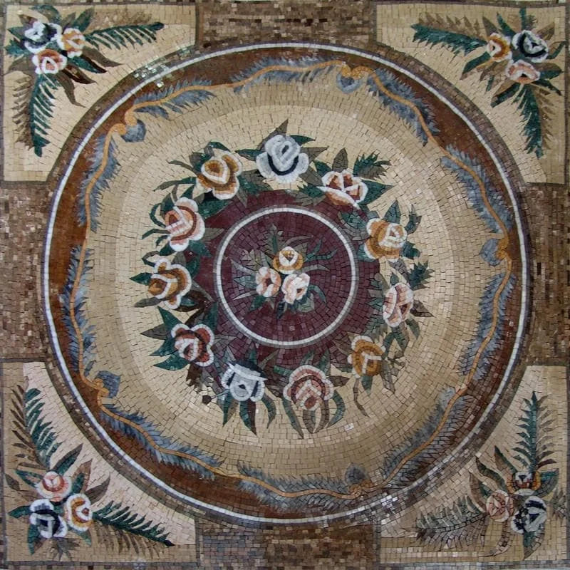 Painel Mosaico Botânico - Cornélia