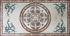 Carreaux de mosaïque de marbre de conception de tapis