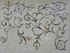 Arte mosaico floral