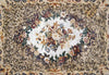 Floral Rectangular Mosaic Rug