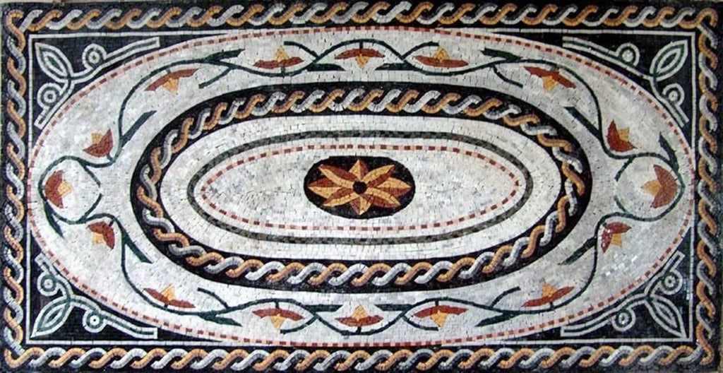 Tappeto Mosaico Fiore - Sansa