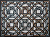 Mosaico de suelo romano geométrico - Suliman