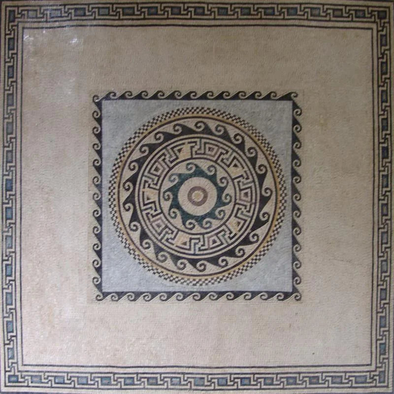 Greco-Roman Marble Square - Agda Mosaic