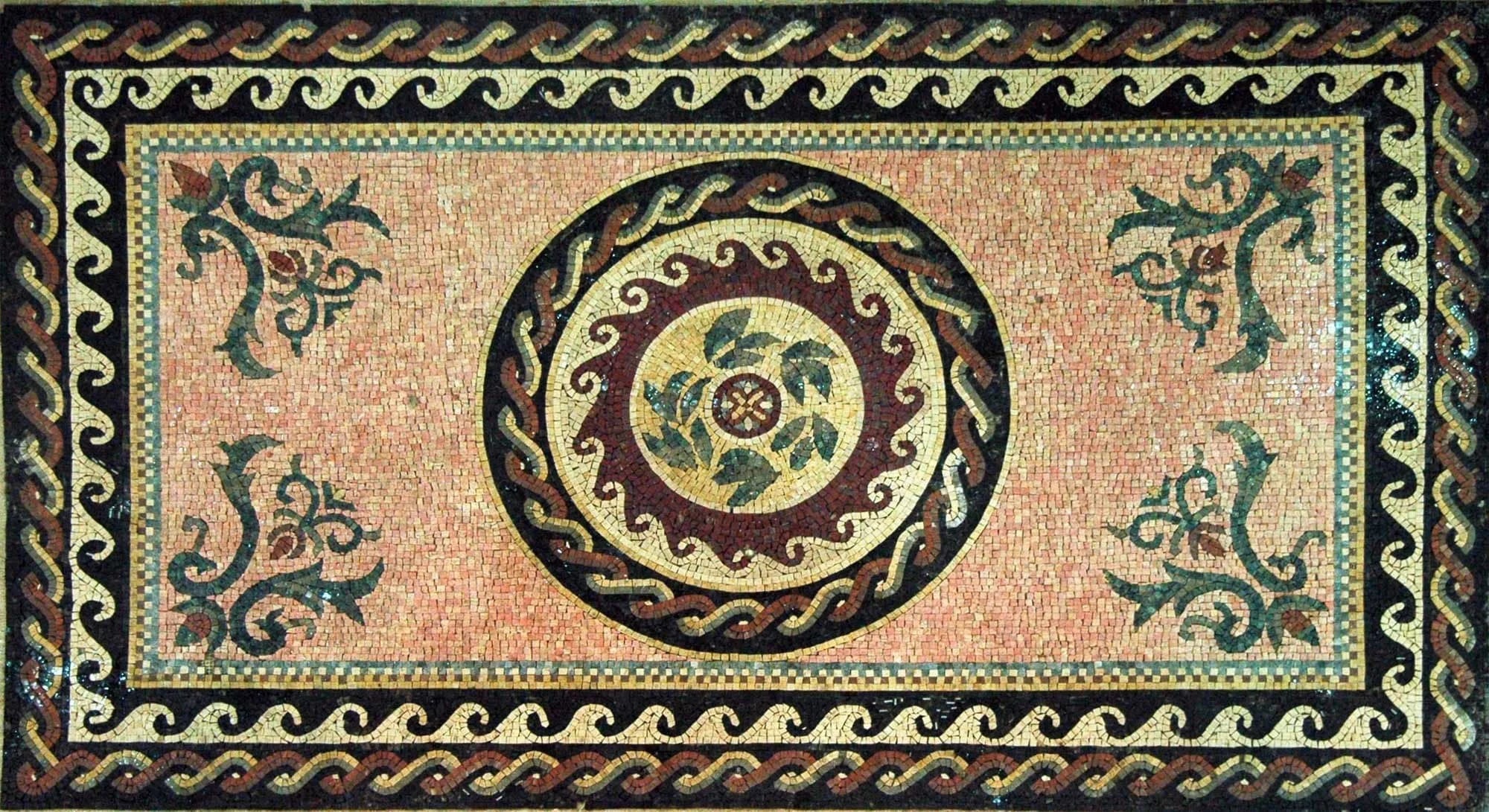 Greco-Roman Mosaic Rug - Prisca – Mozaico