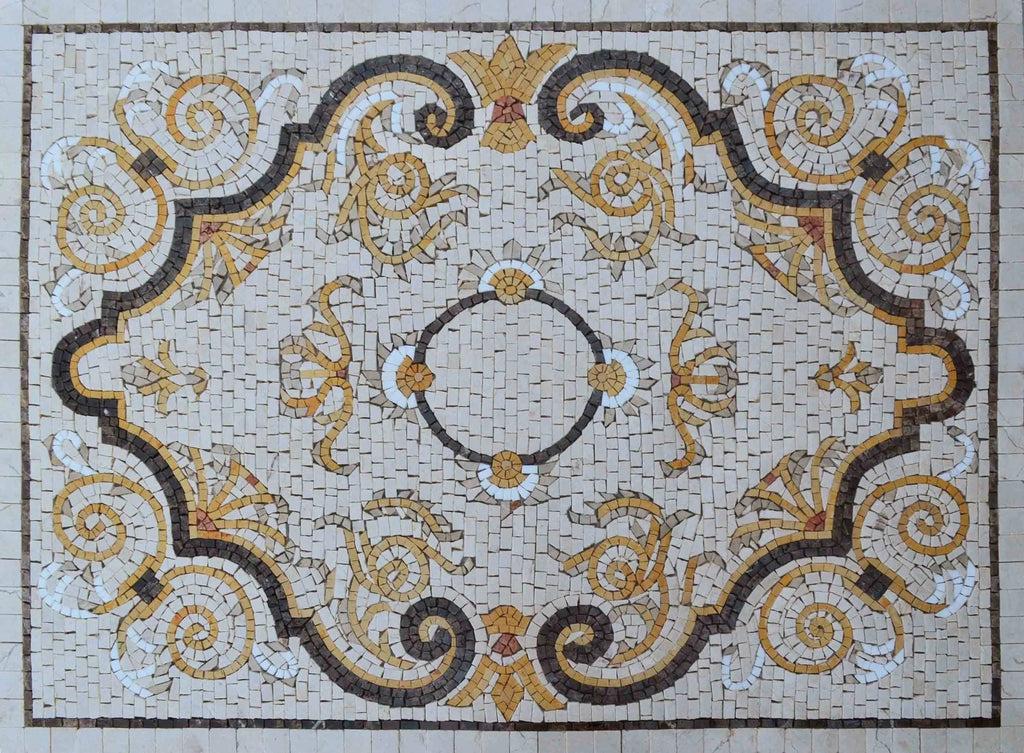 Mosaic Area Rug - Opium Pattern