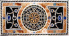 Alineación solar - Obra de mosaico de chorro de agua | Alfombras | Mozaico