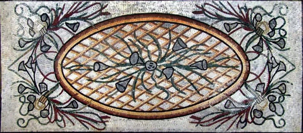 Diseño de mosaico de piso octágono - Ley