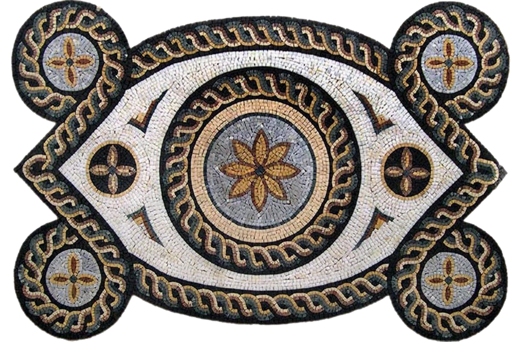 Mosaico Romano Retangular - Ático