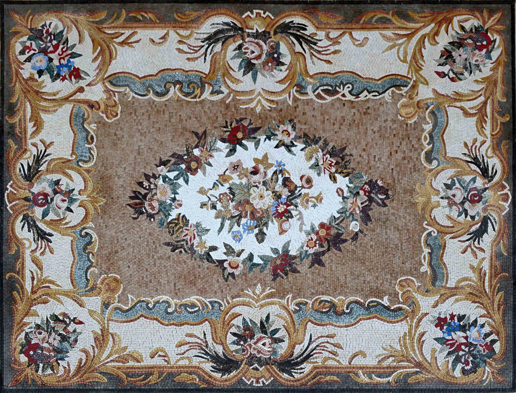 Rug Floral Mosaic - Gabriell