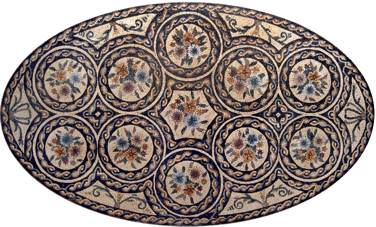 Mosaico Geométrico Romano de Paleta y Albañilería