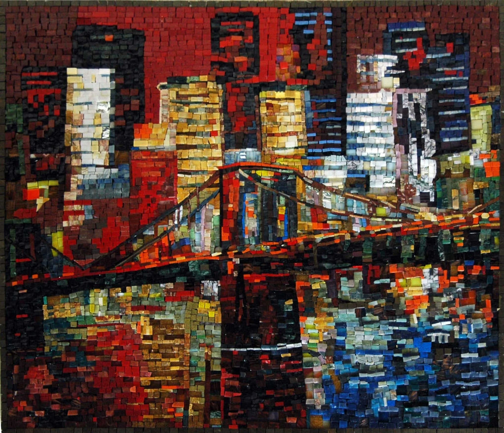 Бруклинский мост Искусство Нью-Йорка