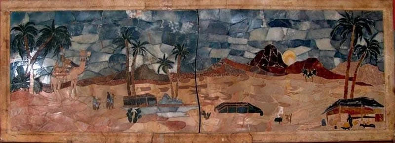Природа пустыни - искусство каменной мозаики | Мозаико