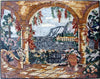 Paesaggio Mosaico- Scena di toscano