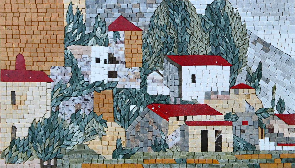 Dessins de mosaïque - Le Village