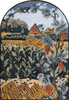 Azienda Vinicola - Mural de mosaico de viñedos