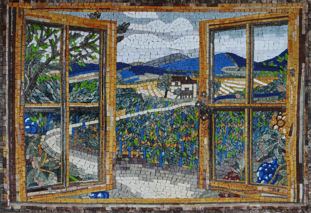 Mosaikmuster - Fensterperspektive