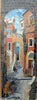 Village Alleyway - arte em mosaico de pedra | mosaico