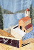 Pietra Dura Natural Scene Mosaic Art Pietre semipreziose