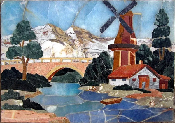 River View - Stone Mosaic Art