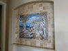 Mural Mosaico Decorativo Vista Mar Toscana