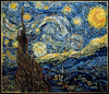 Vincent Van Gogh - Sternennacht Reproduktionsmosaik