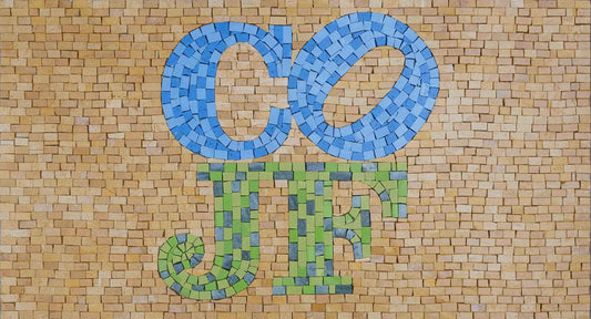 Custom AR Product - "CO JF" Logo - Custom Mosaic Art