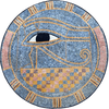 El Ojo de Horus - Medallón Mosaico Egipcio "Ojo Sonoro"