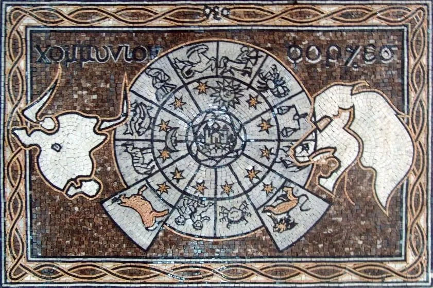 Horoscope Mosaic Marble