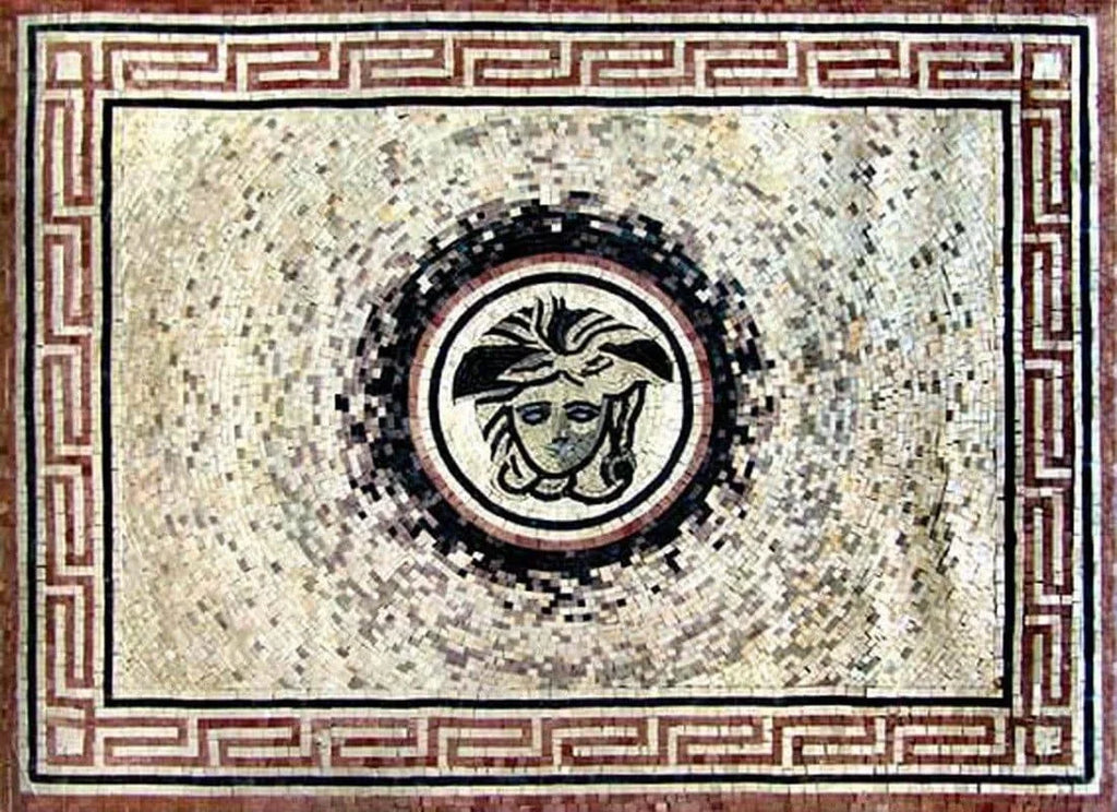 Alfombra Rectangular Mosaico - Gorgona