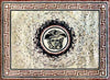 Alfombra Rectangular Mosaico - Gorgona