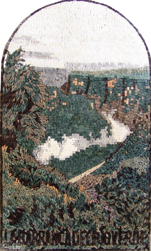 Арочная мозаичная фреска Рио-Верде