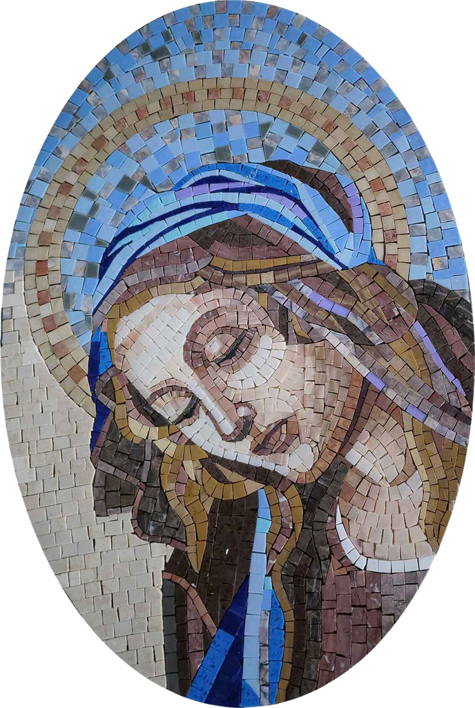 Religious Art Mosaic - Saint Mary