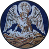 Religious Mosaic Art - Holy Pelican