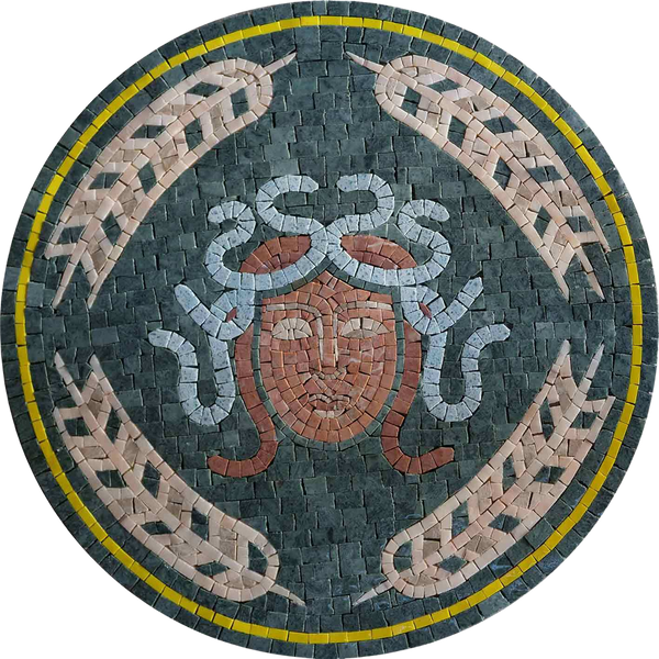 Versace Medusa - Modern Mosaic Art