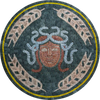Versace Medusa - arte moderna em mosaico