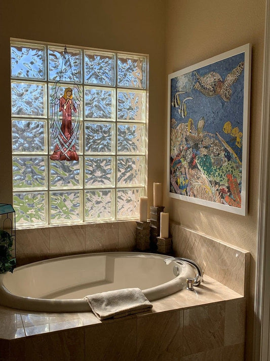 Wabasso Coastal Beach - Mosaic Art | Luxury Handcrafted Natural Stone