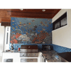 Aquatische Ozeanszene Glasmosaik-Poolfliesen Mozaico