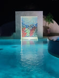 Aquatische Ozeanszene Glasmosaik-Poolfliesen Mozaico