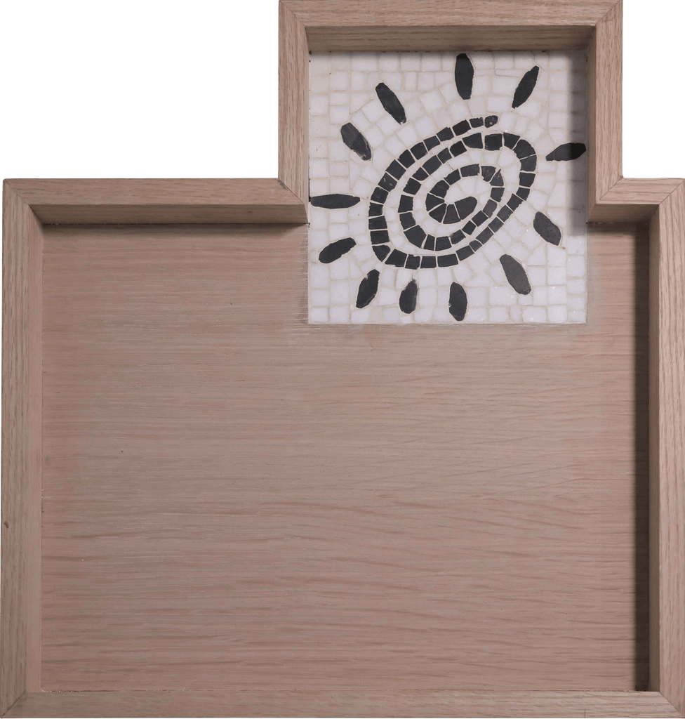 Vassoio in legno Sun Mosaic